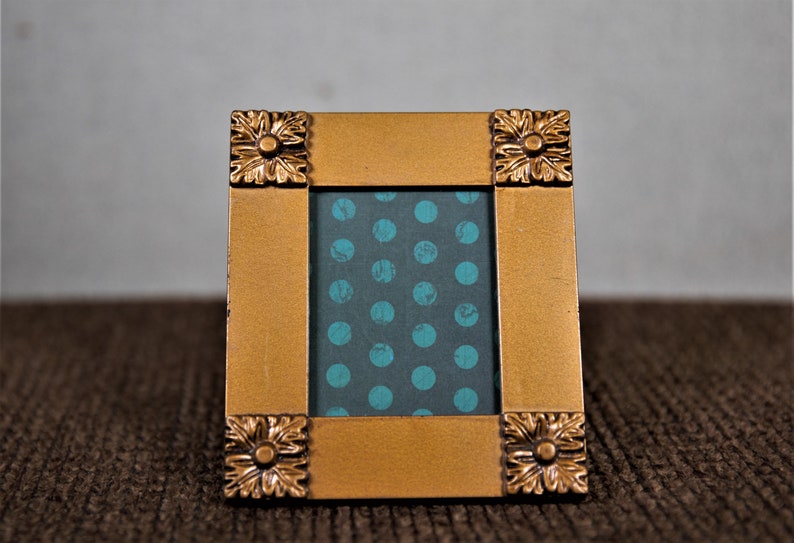 Vintage Gold Ornate with Optional Glass Choices Approx Size 2x3 Frame