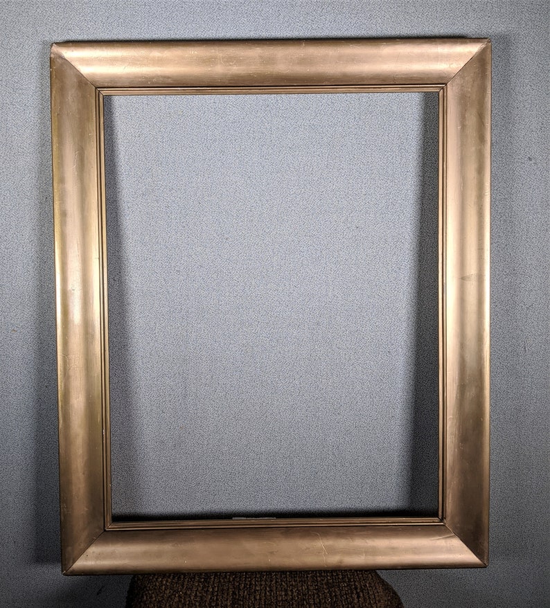 14x18 Frame Approximate Size Vintage Gold Smooth Simple with Etsy