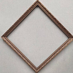 15x15 Frame Ornate Gold Bronze with Optional Custom Matting TWO AVAILABLE