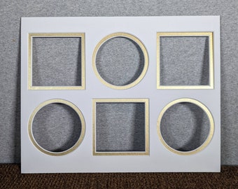 Postcard Mat 5x7 Inch Frame Size Cut for a Standard Size Postcard or a 3  1/2 by 5 1/2-inch Print Frame Matte 