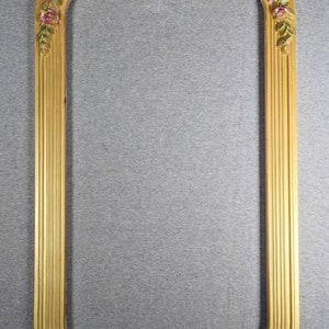 11x20 Vintage Frame Gold Rounded Corners Arched Ornate Plastic with Optional Glass and Custom Matting