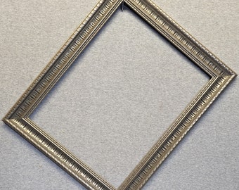 11x14 Frame Antique Silver and Gold Ornate Plastic Composition with Optional Glass and Custom Cut Matting TWO AVAILABLE