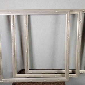 12x12 Frame **NEW** Silver Ornate with Optional Glass and Custom Cut Matting TWO AVAILABLE
