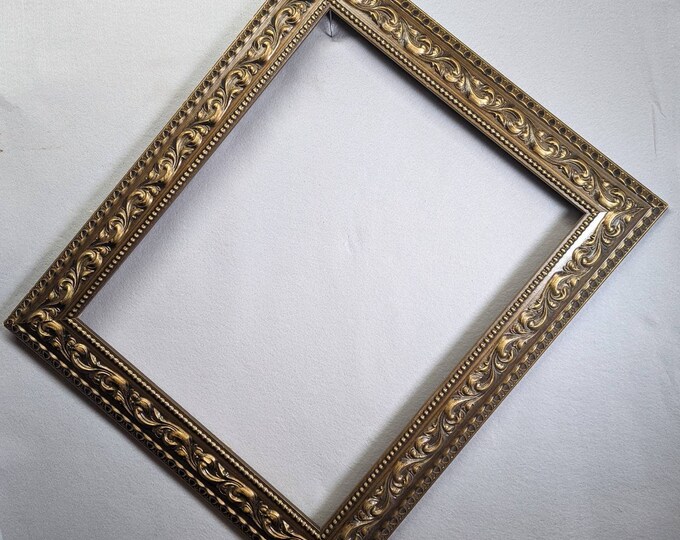 16x20 Frame Dark Antique Gold Ornate With Optional Glass and - Etsy