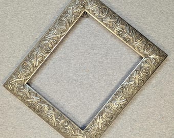 8x10 Frame **NEW** Silver Ornate Metal with Optional Glass and Custom Cut Matting