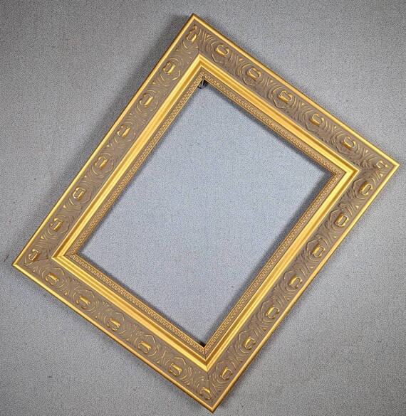 9x12 Frame NEW Ornate Gold With Optional Glass and Etsy