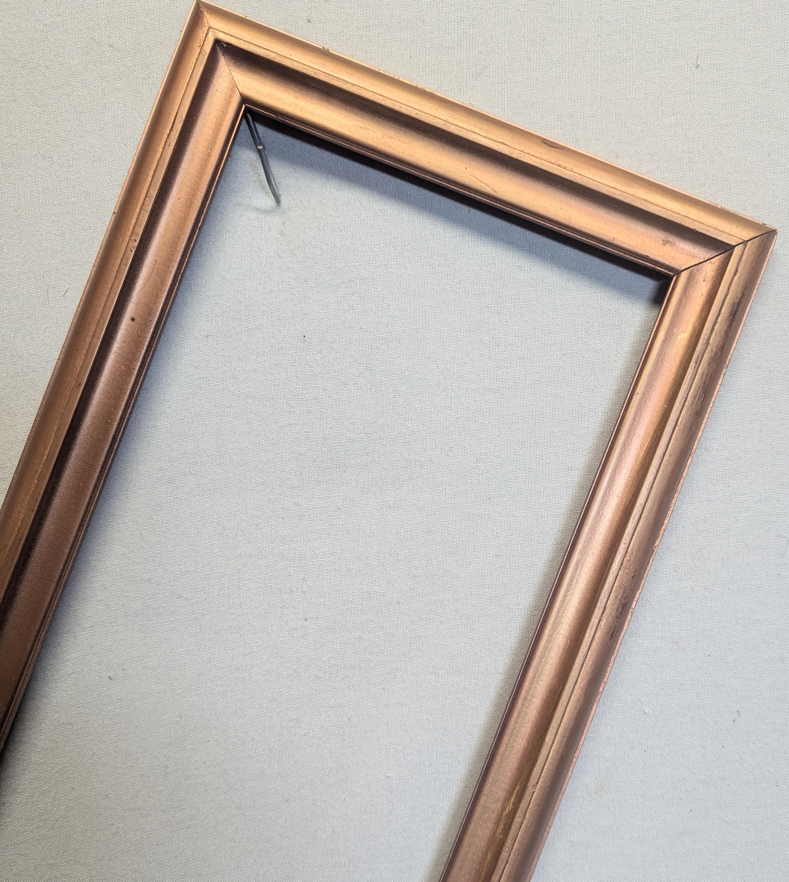 7x21 Frame Vintage Gold With Optional Acrylic and Custom Cut Matting - Etsy