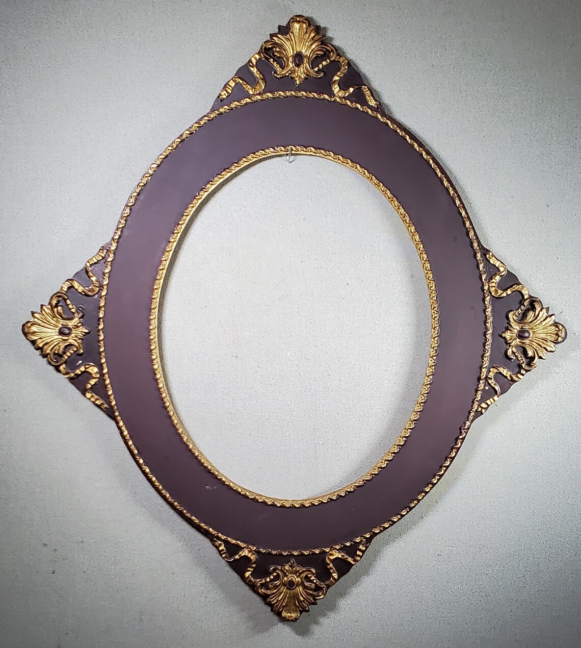 16x20 Oval Frame Approximate Size Antique Vintage Deep Etsy