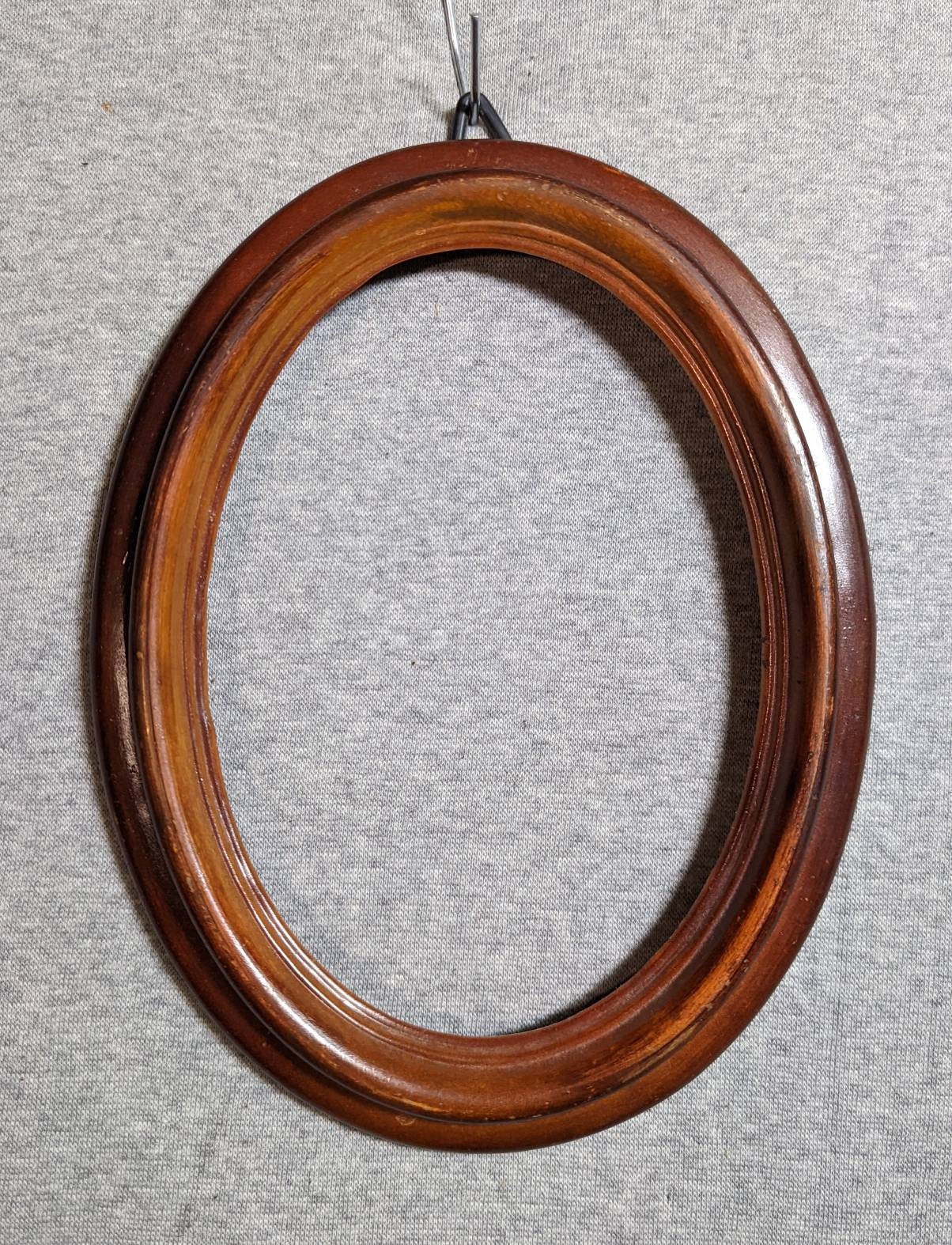 Frame Oval Picture Photo Inch Mounted 8X10 Wood Wooden Round 5X7