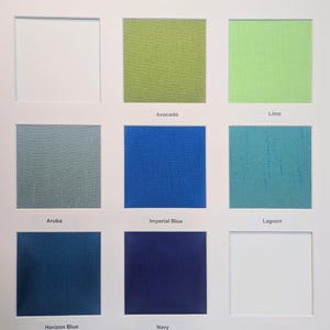 Color Matting Faux SILK Picture Matting Hand Wrapped Double Mat Choice of Color ...