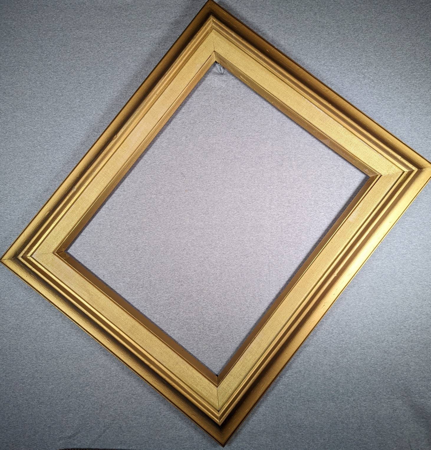 Haus and Hues 16x20 Gold Picture Frame Set of 1 Picture Frame Metallic  16x20 Poster Frames for Wall 16x20 Gold gold Aluminum Frame 