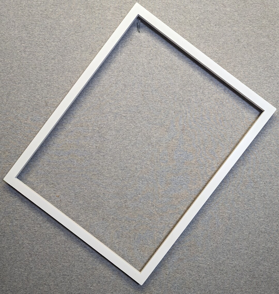14x18 Frame Very White Contemporary With Optional Glass and Custom Cut ...