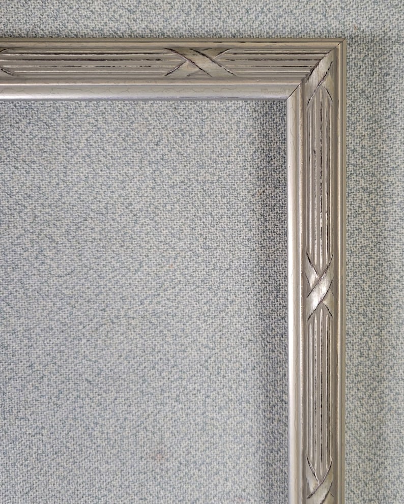 12x12 Frame **NEW** Silver Ornate With Optional Glass and Custom Cut ...