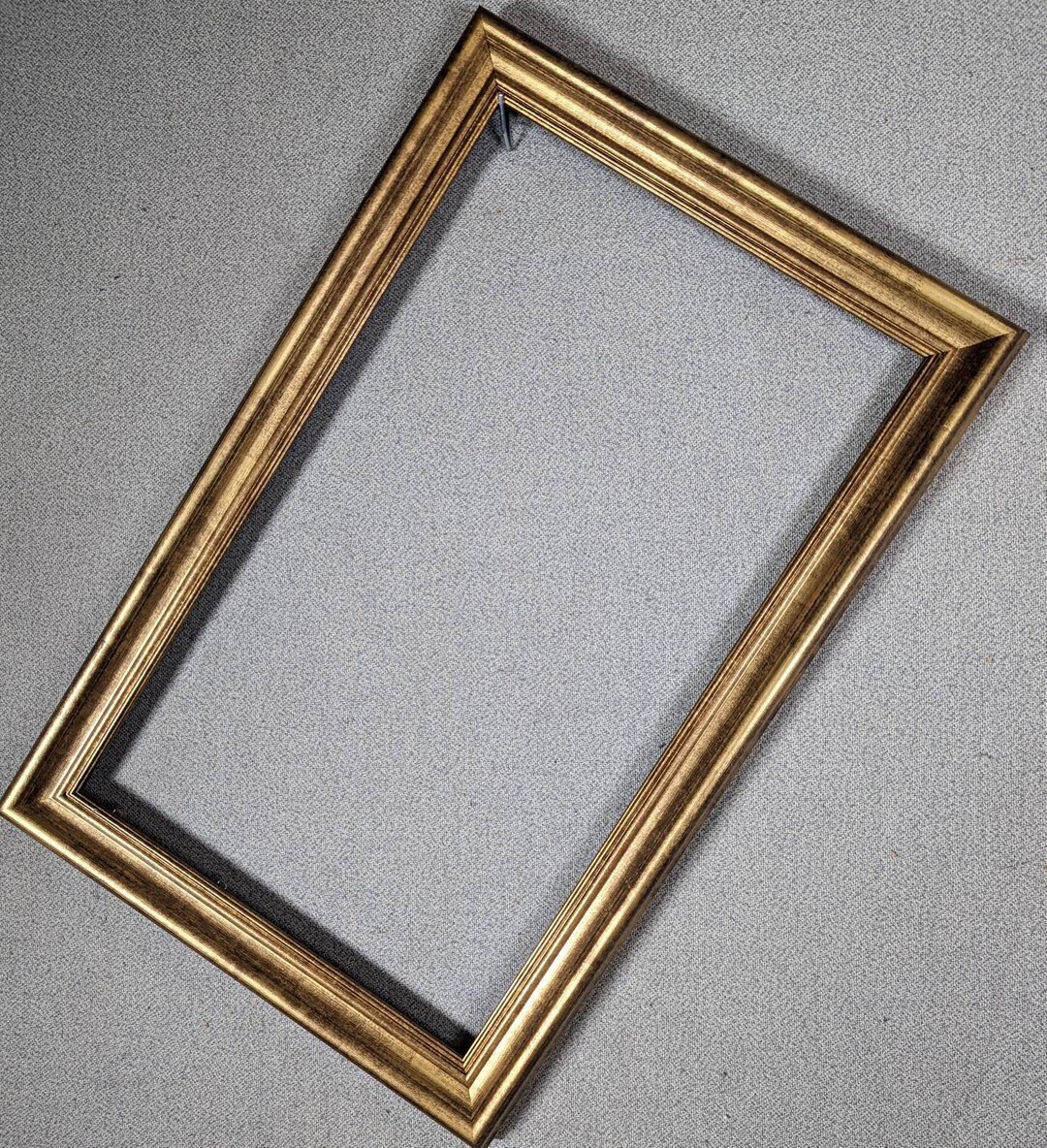 9x15 Frame Gold Plain Plastic With Optional Glass and Custom Etsy