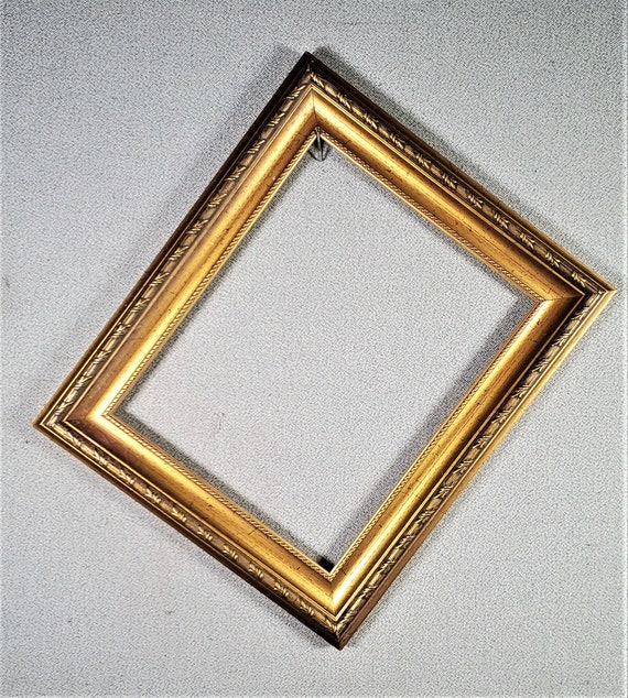 8x10 Frame Brown Bronze Ornate with Optional Glass and Custom Etsy
