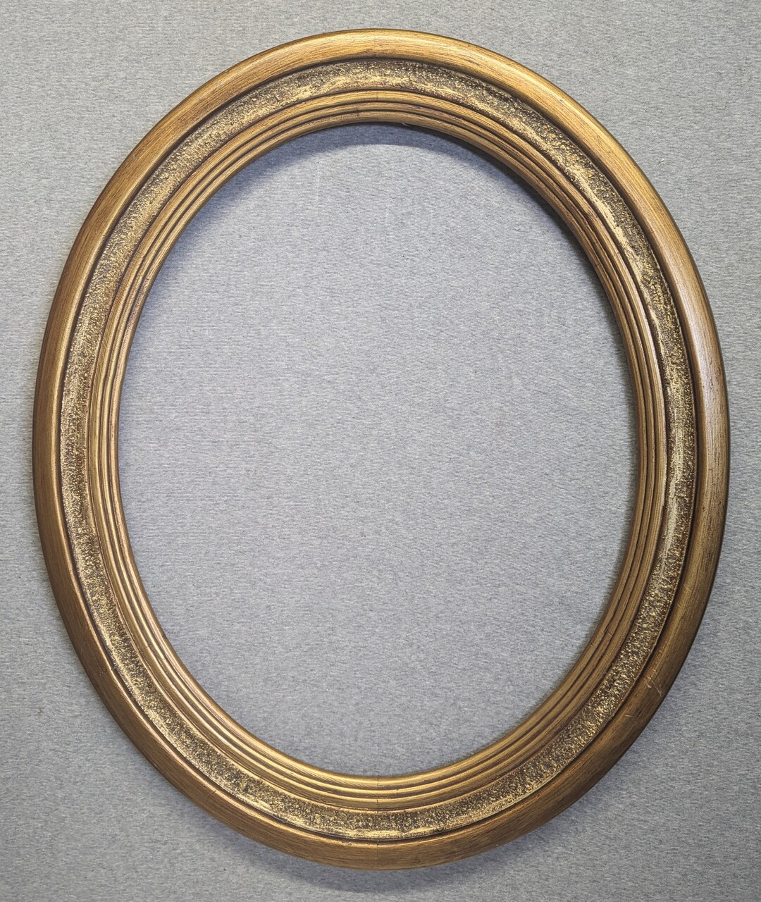 16x20 Oval Frame Vintage Gold Ornate With Optional Glass and Custom Cut