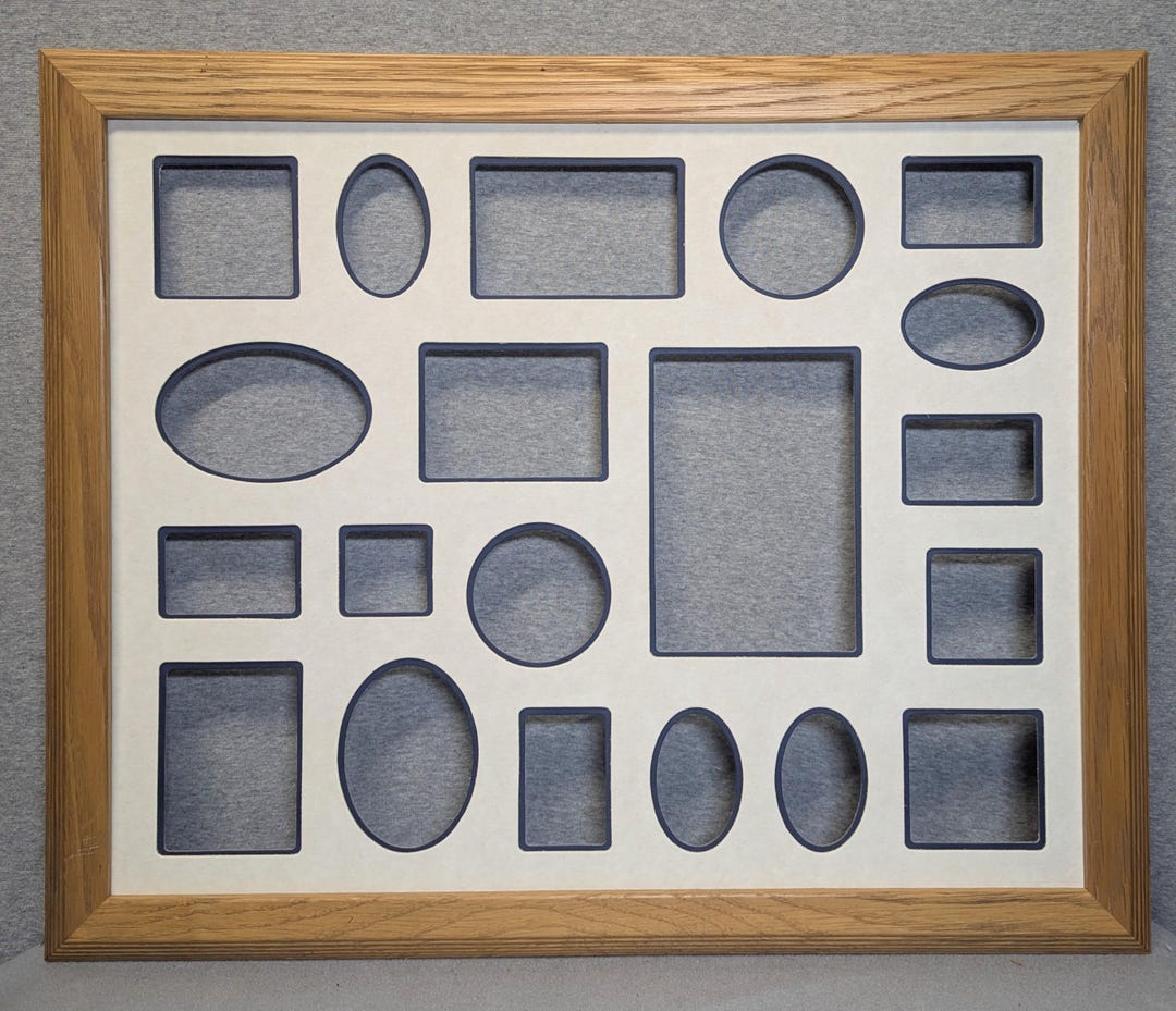16x20 Frame With Optional Multi Opening Mat Included Oak OR Metallic ...
