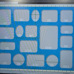 RESERVED LISTING -  Single Mat Size 16x20 - 19 Openings Choice of Color