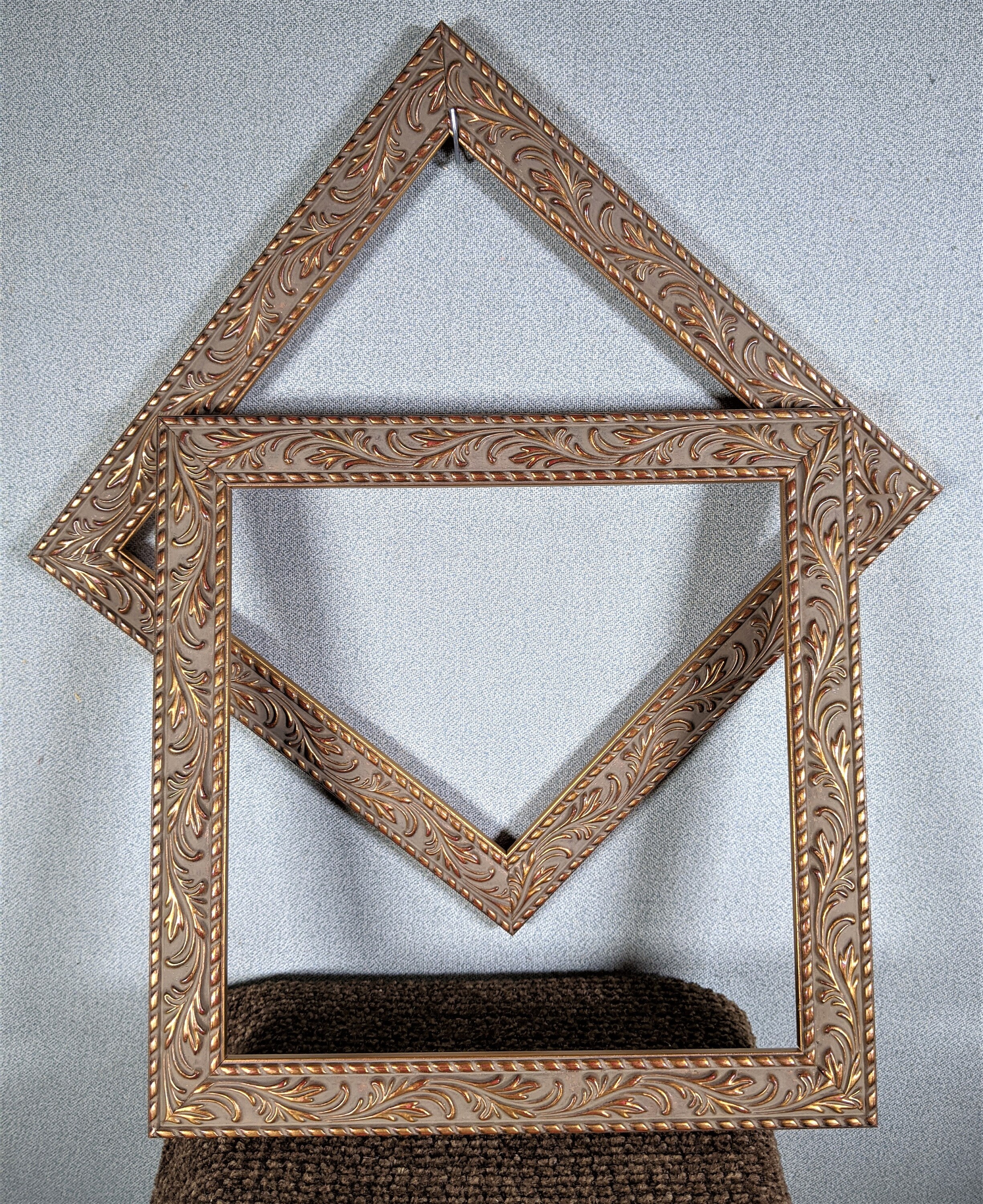 10x10 Frame NEW Gold Bronze Ornate with Optional Glass and ...