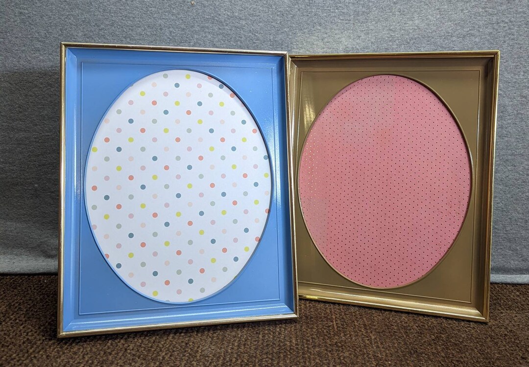 8x10 Metal Box Frame Vintage Spandrel Oval Opening With Choice of Glass ...