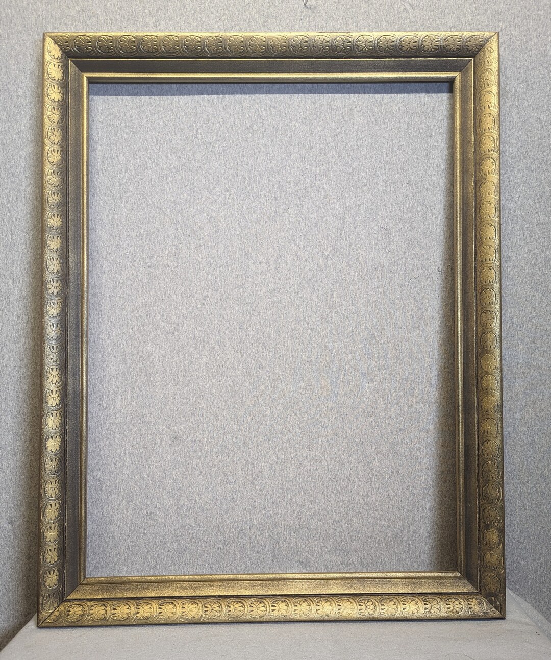 18x24 Frame Vintage Antique Gold Embossed Ornate With Optional Acrylic