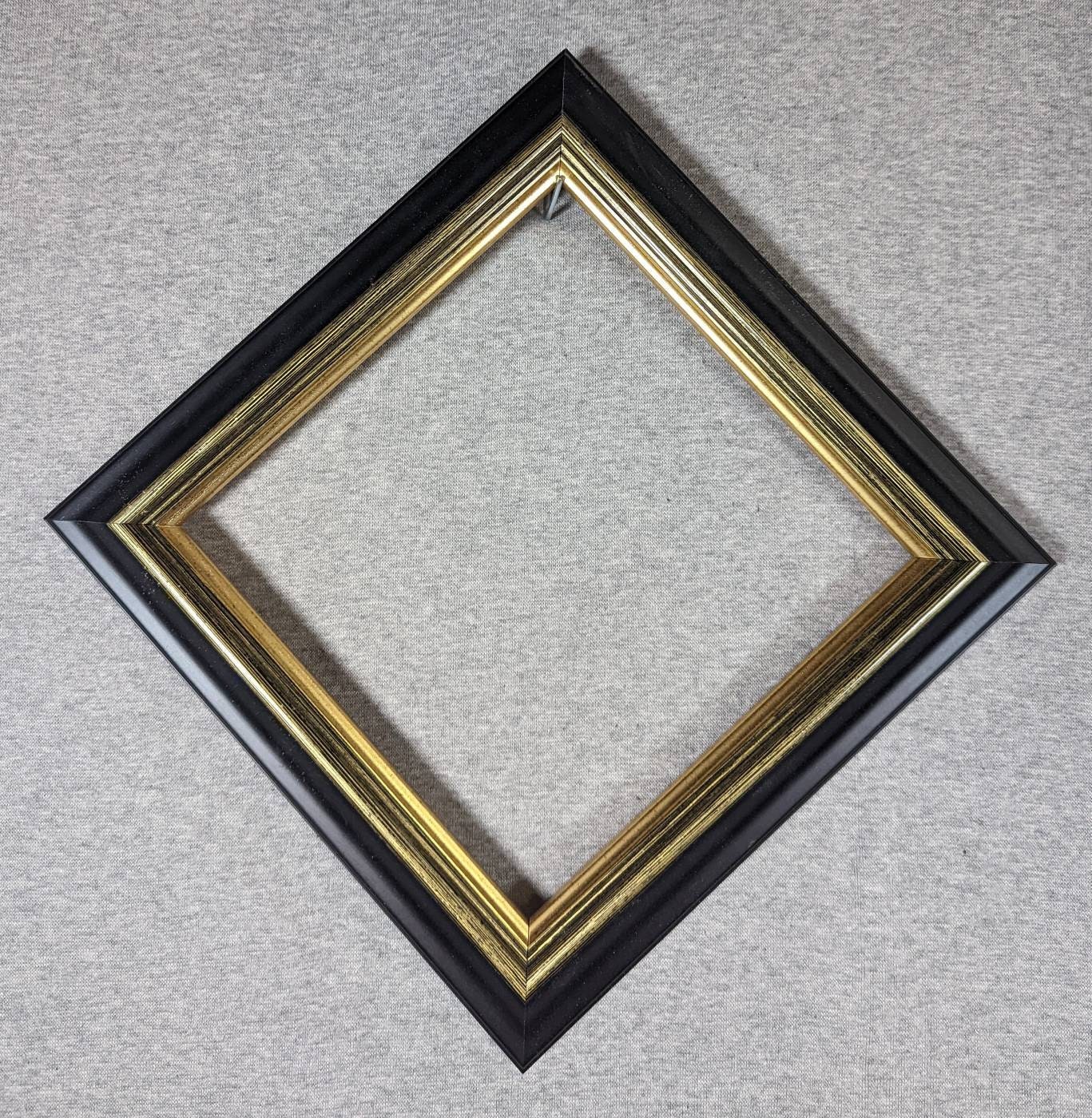 7x7 Frame NEW Black and Gold With Optional Glass and Etsy
