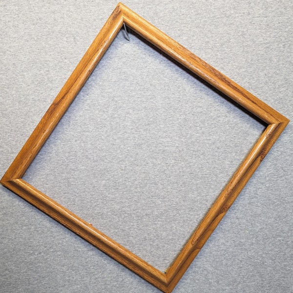 11x11 Frame (Approximate Size) Oak OR Metallic Color with Optional Glass and Custom Cut Matting