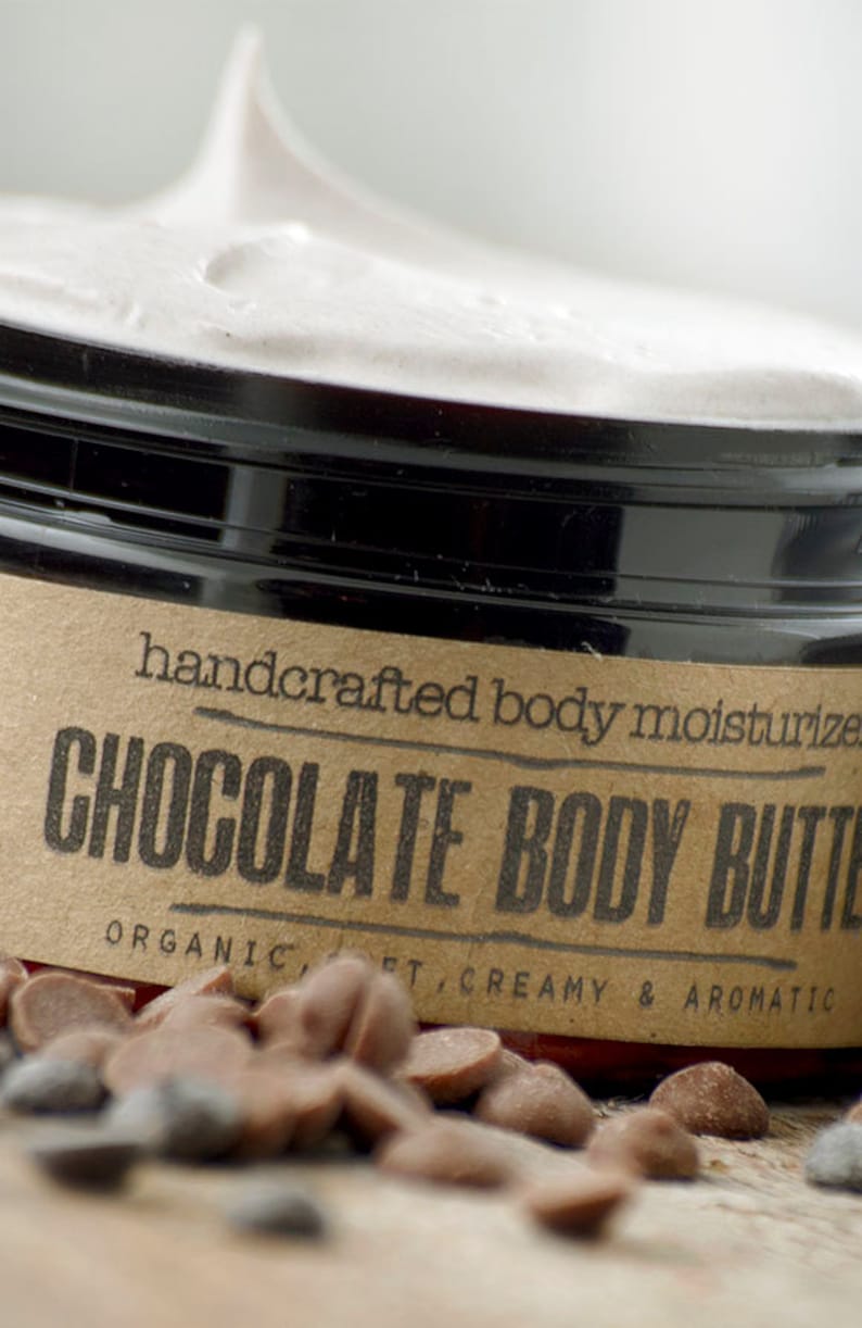 Body Butter CHOCOLATE Organic Chocolate Body Butter Etsy