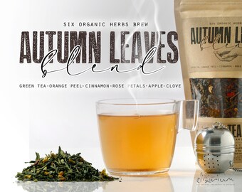 DETOX TEA BLEND Autumn Leaves • Holistic Herbal Tea for body detoxification