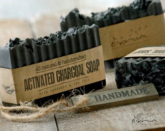 ACTIVATED CHARCOAL SOAP • Detox Organic Soap
