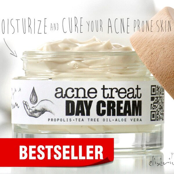 Acne Treatment Face Cream • Chemical-Free Organic Skincare • Handmade Organic Acne Cream • All Skin Types Acne Solution