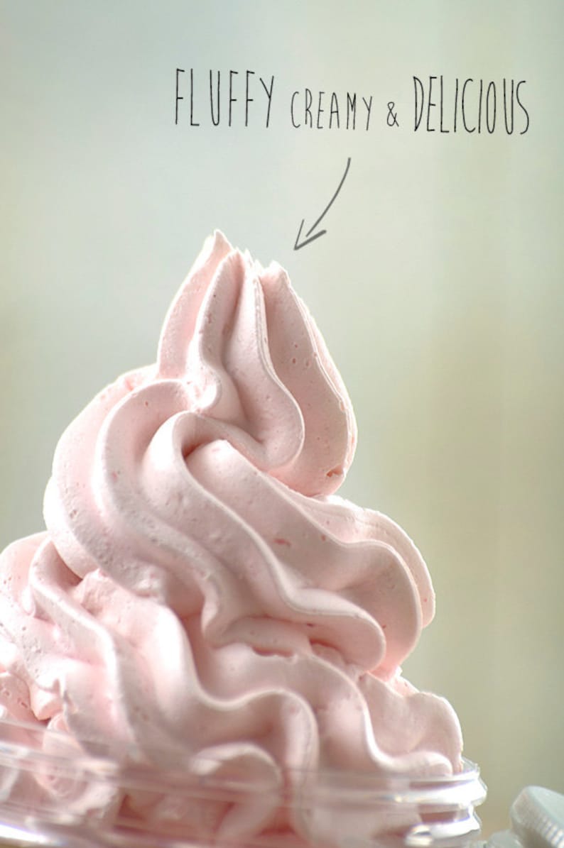 Whipped Soap ORGANIC ROSE Face & Body Handmade Cream Wash. image 2