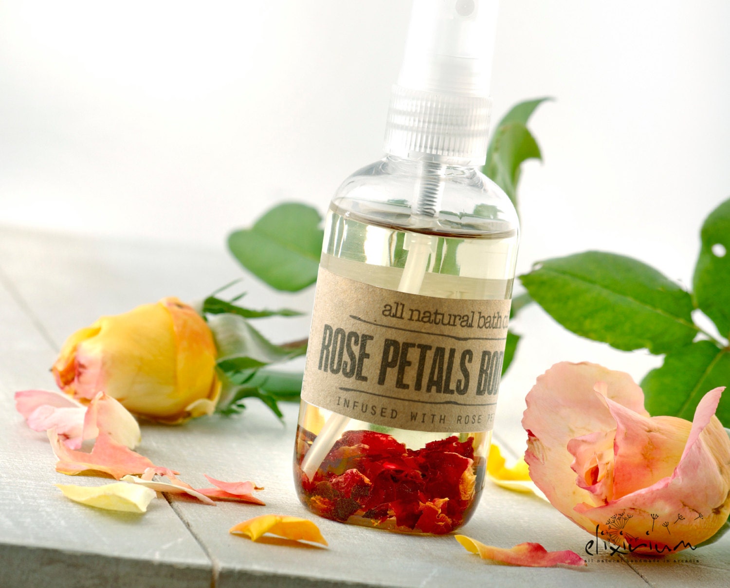 Rose Petals BODY OIL Rosehip Organic Massage oil Rose Etsy