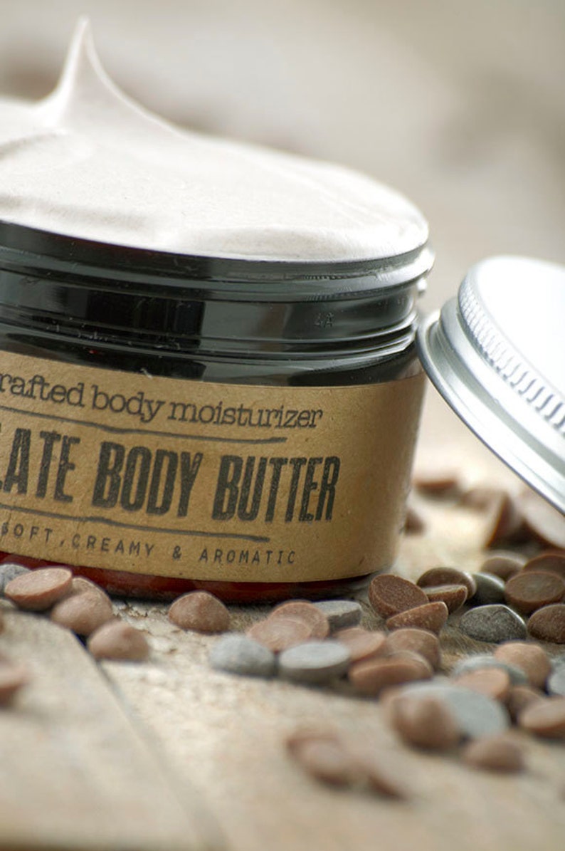 Body Butter CHOCOLATE Organic Chocolate Body Butter Etsy