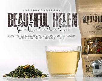 DETOX TEA BLEND Beautiful Helen • Holistic Herbal Tea body detoxification