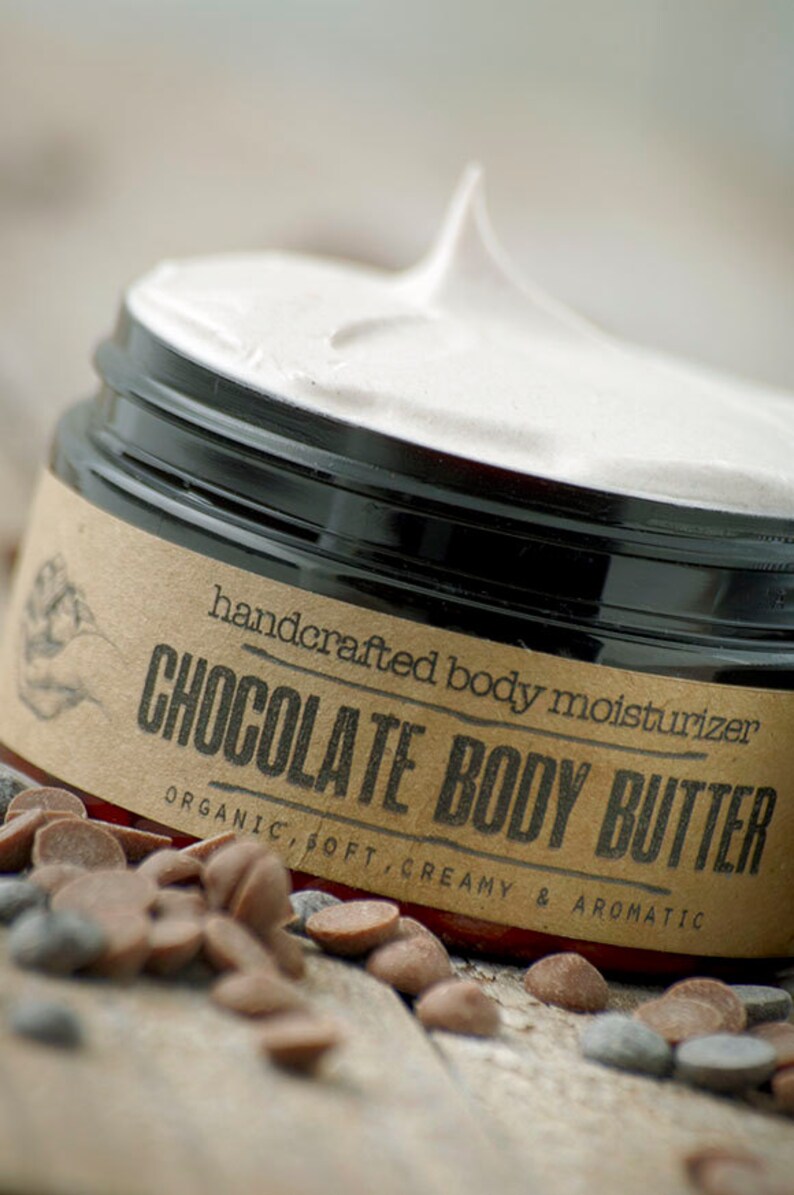 Body Butter CHOCOLATE Organic Chocolate body butter Etsy