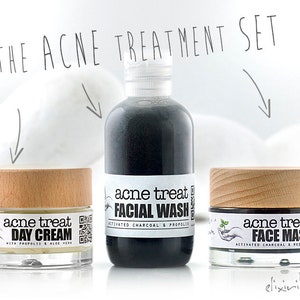 Acne Treatment Face Mask Organic Handmade Acne Cure Mask Chemical-Free Acne Remedy Organic Acne Skin Care for All Skin Types image 6