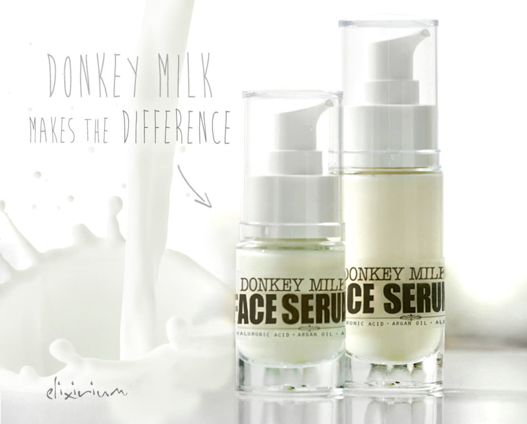 Face Serum DONKEY MILK Concentrated Hydration Elasticity & Etsy UK