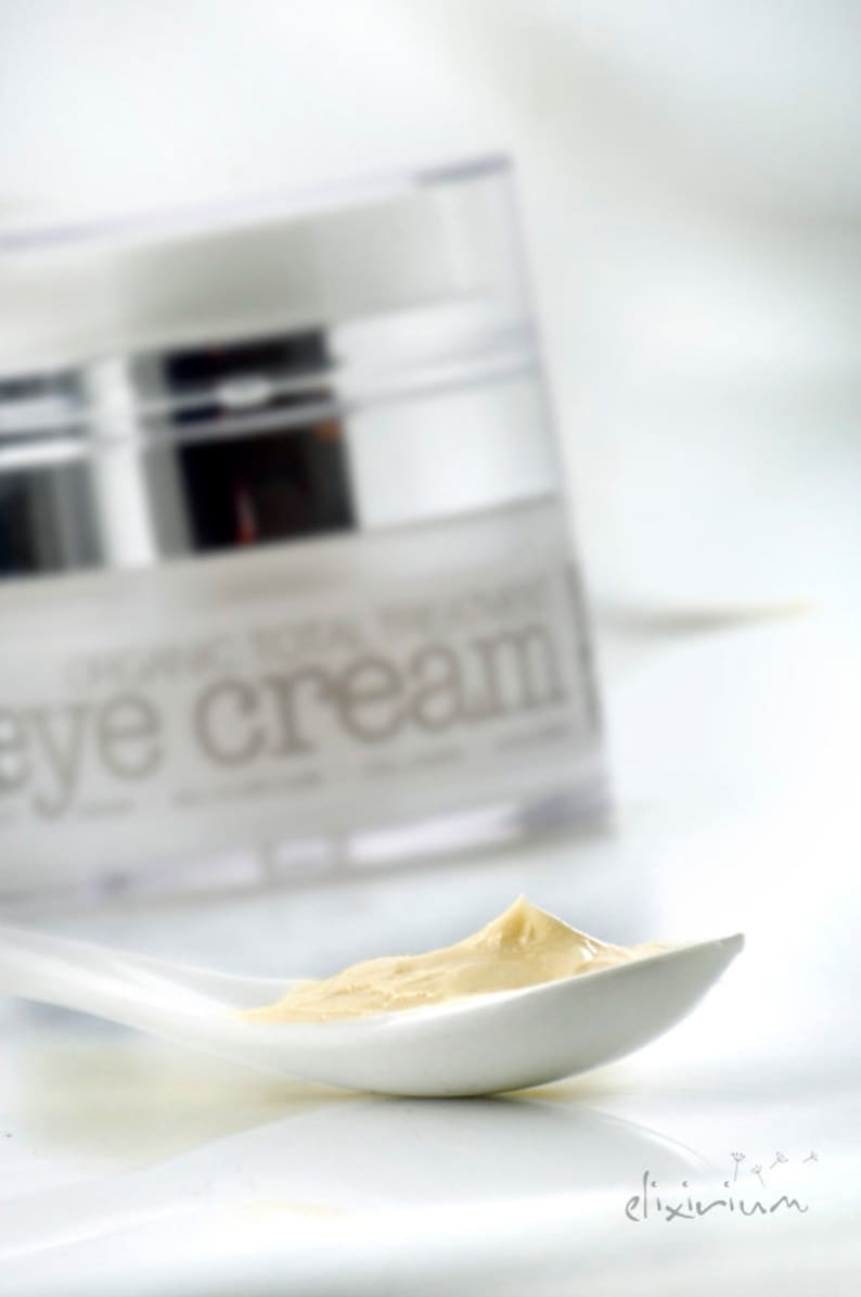 ORGANIC EYE CREAM Fine Lines Puffy & Black Circles Total Etsy