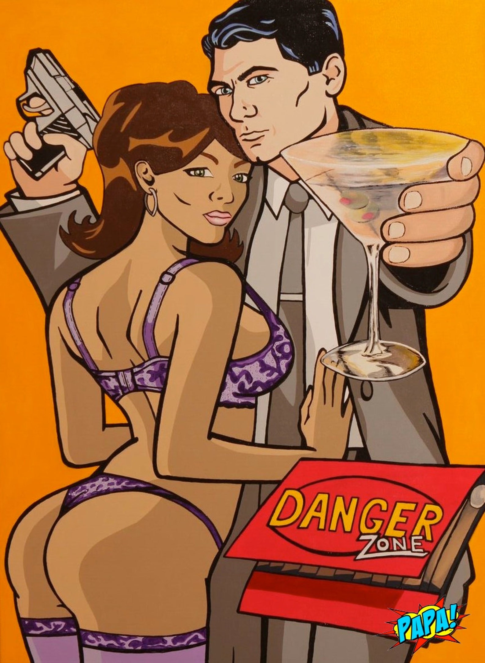 Archer Sterling & Lana Kane adult cartoon SWINGERS Original image 0.