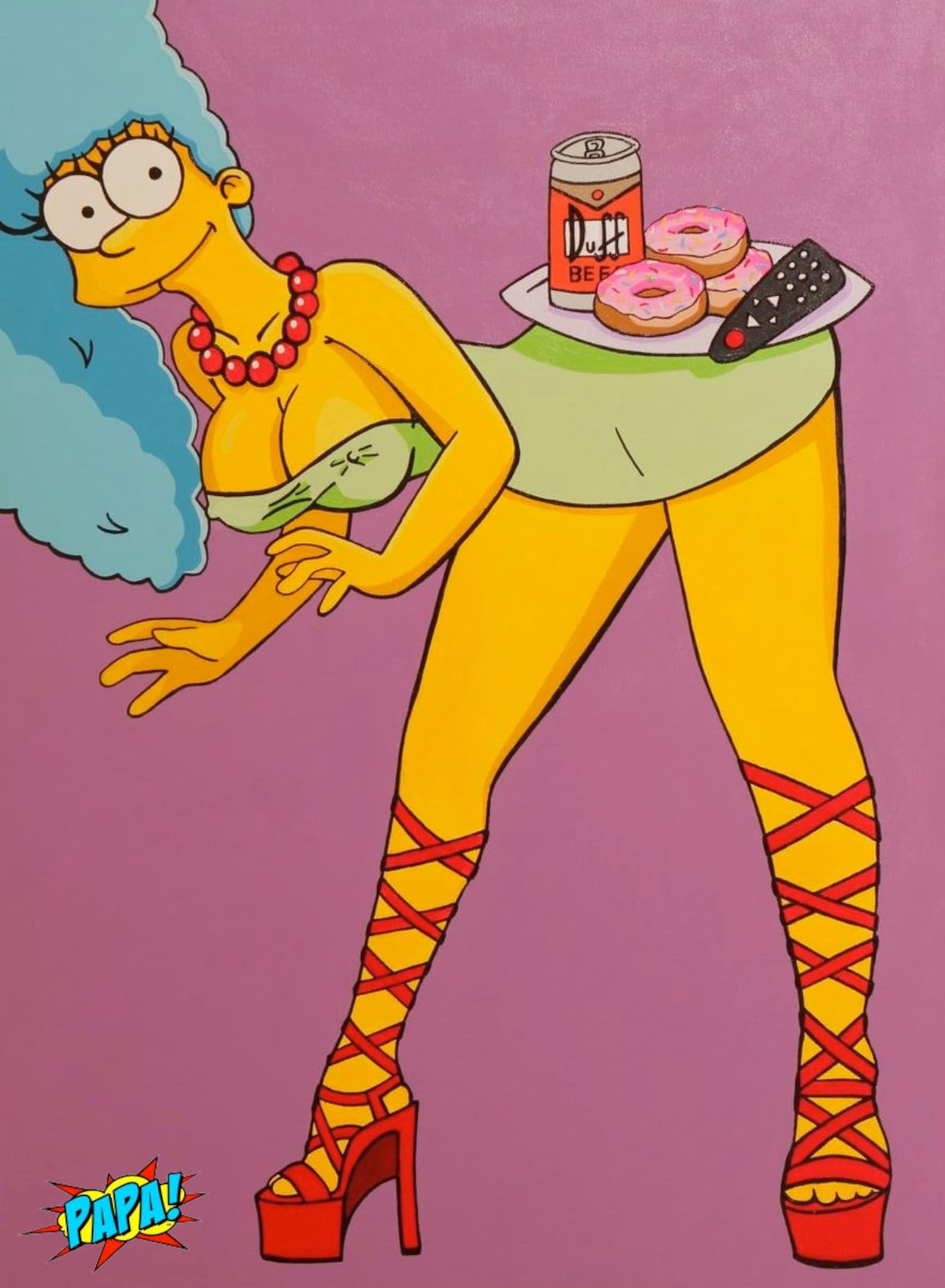 Hot marge simpson breast implants