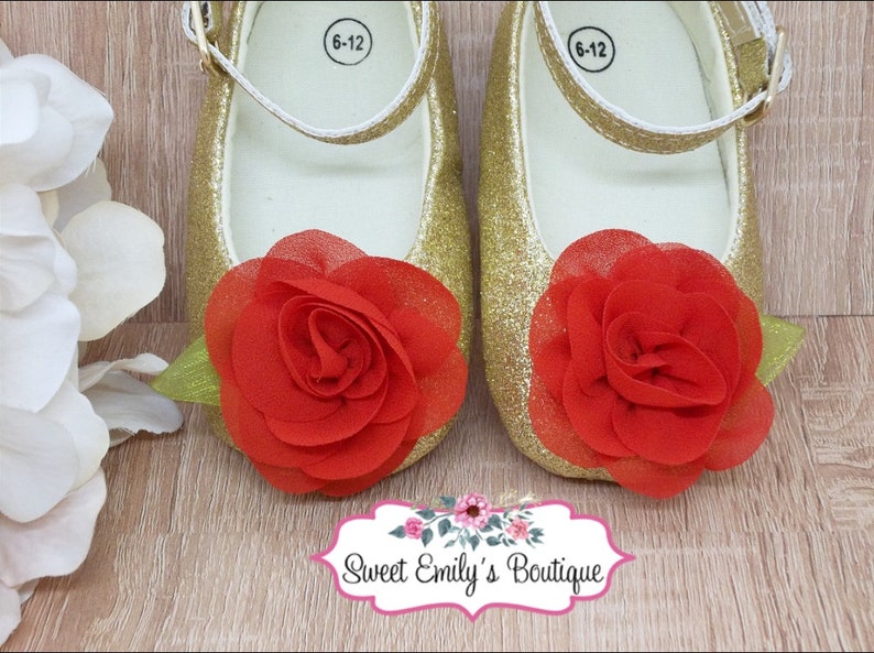 Belle Shoes Beauty and the Beast First Birthday Belle Etsy