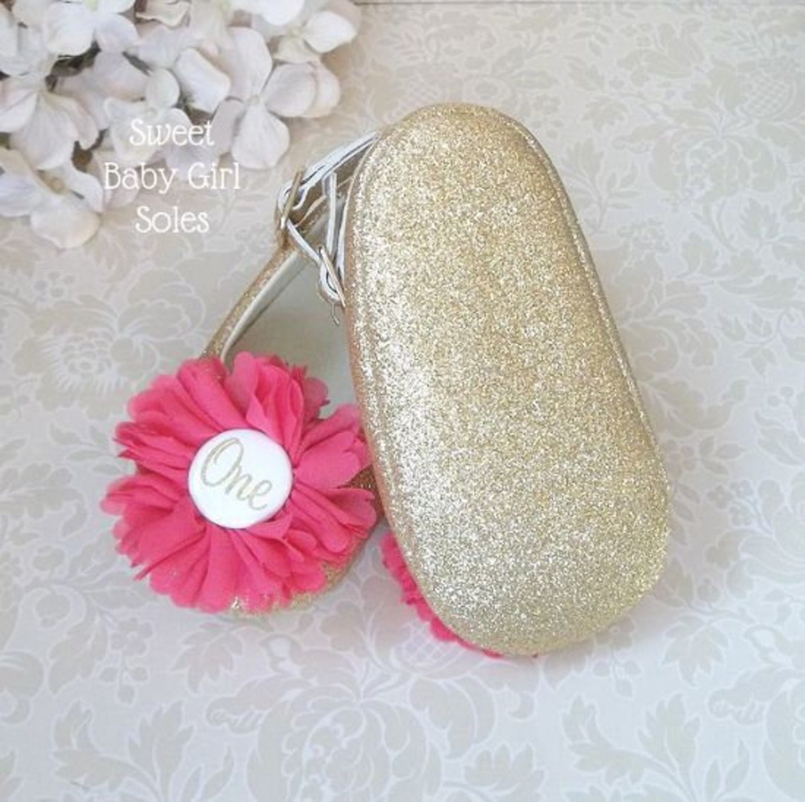 Little Miss Onederful Birthday Outfit Hot Pink Baby Shoes Etsy