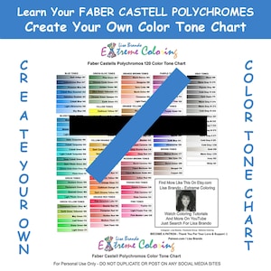 Learn Your Faber Castell Polychromos Pencils HACKS Create Your Own Color Tone Chart Lisa Brando Extreme Coloring