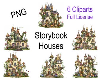 Storybook Houses Clipart