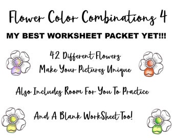 Flower Color Combinations 4 - 42 Unique Flowers To Make Your Picture Pop! Prismacolor