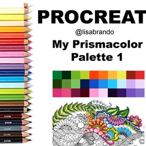 Prismacolor color palette 1 / Procreate color palette/ iPad