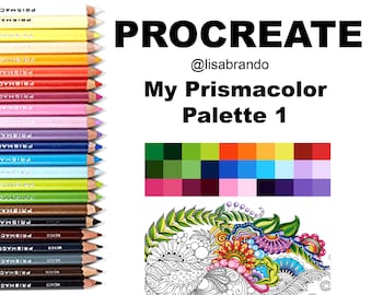 Prismacolor Farbpalette 1 / Procreate Farbpalette / iPad
