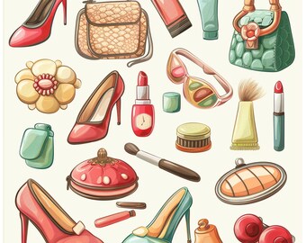 Womens Clip Art Pack - Over 60 Images