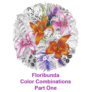 Color Combinations Color by Number How to Pick Colors for | Etsy